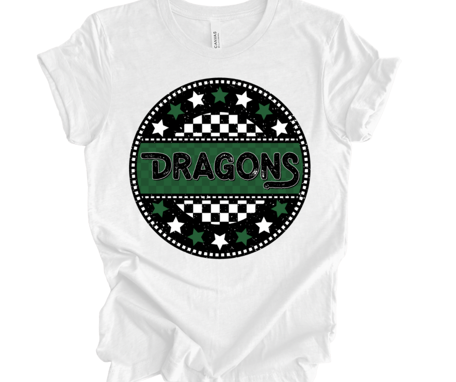 Dragons Checkered Stars