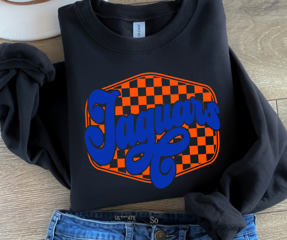 Retro Jaguars Checkered