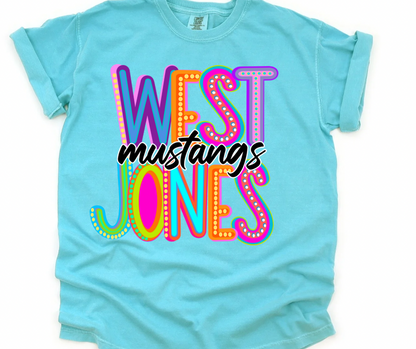 West Jones Mustangs Marquee