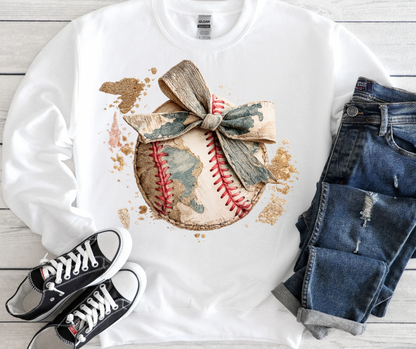 Camo Baseball w/ Bow
