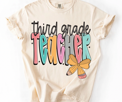 Third Grade Teacher Bow
