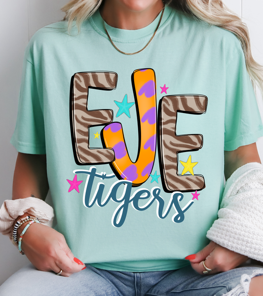EJE Tigers Funky Doodle