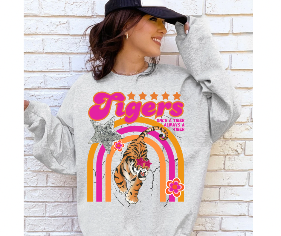 Retro Neon Always a Tiger (ADULT)