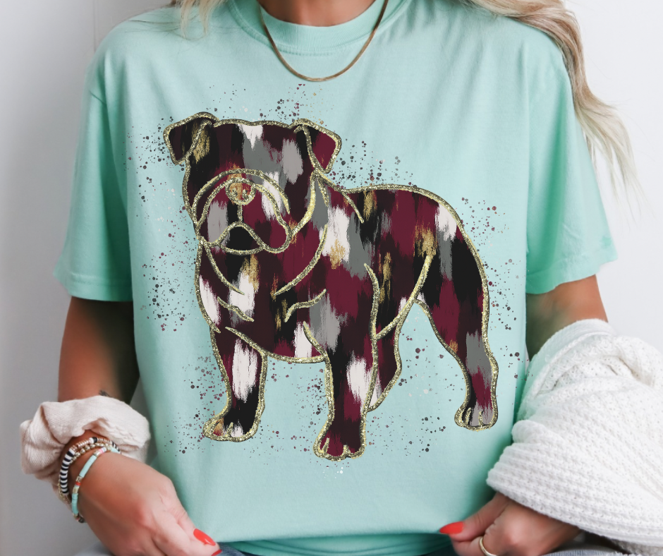 Painted Bulldog Splatter