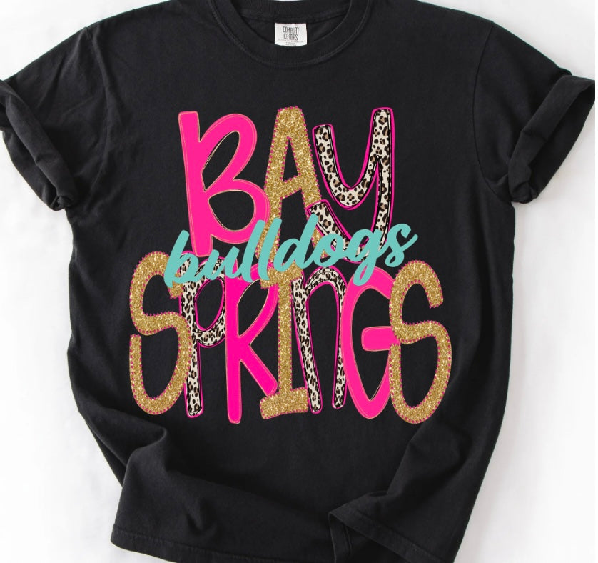 Bay Springs Bulldogs (Pink Leopard)