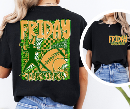 Friday Night Lights (AJD) Green & Yellow