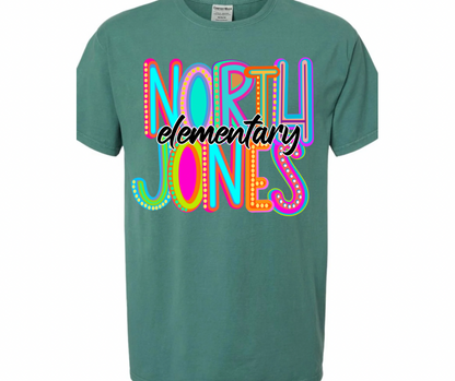 North Jones Elementary Marquee