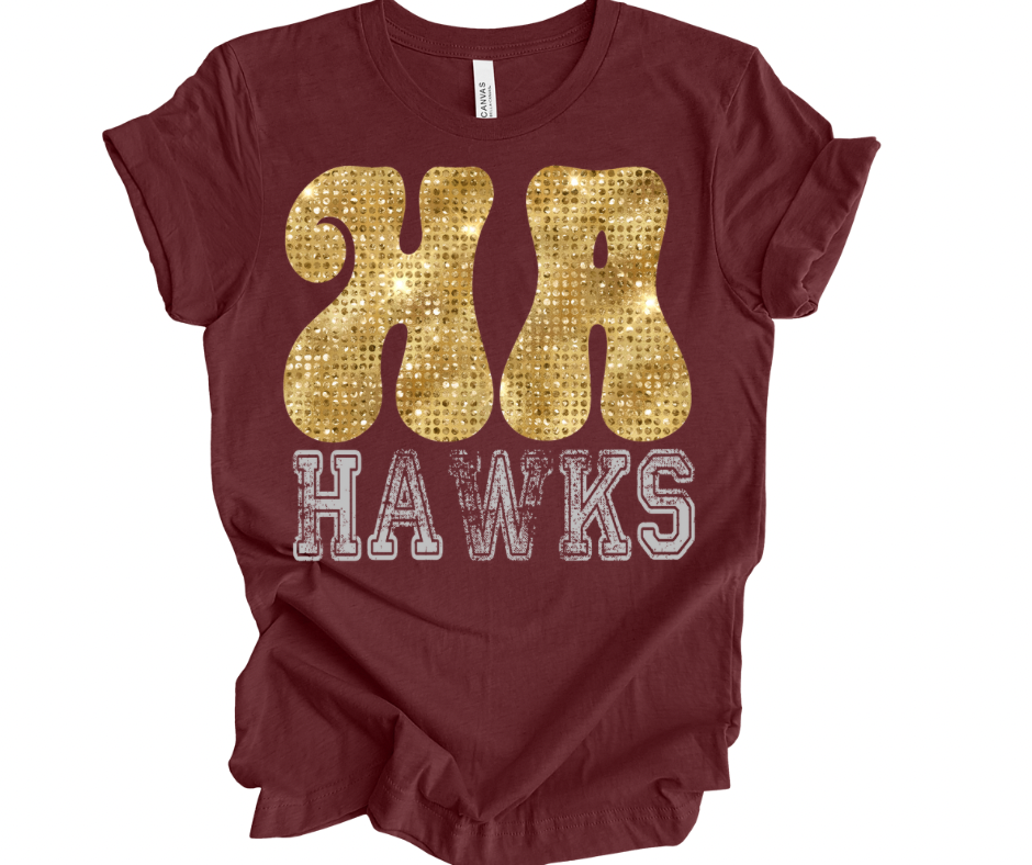 HA Hawks (*FAUX Sequin)
