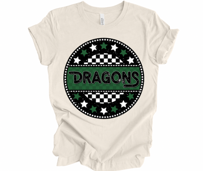 Dragons Checkered Stars