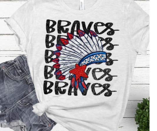 Braves Stacked Headdress