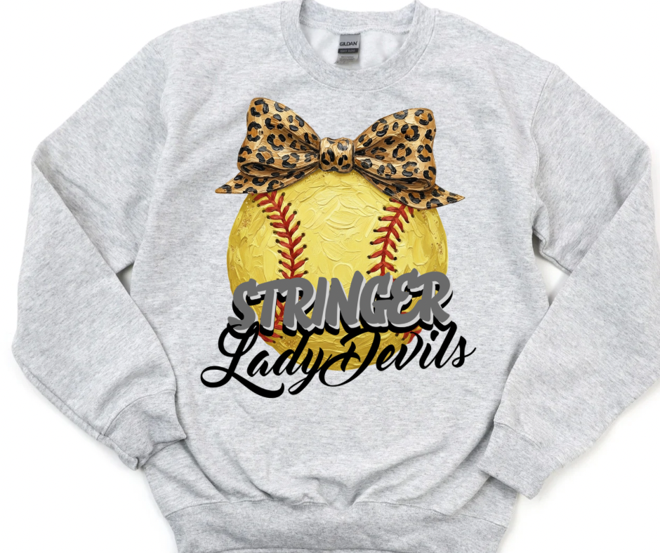 Stringer Lady Devils Leopard Softball