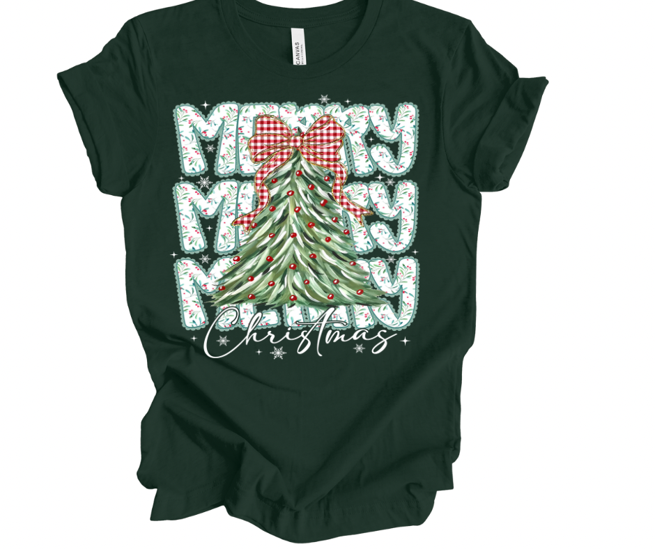 Merry Christmas Stacked