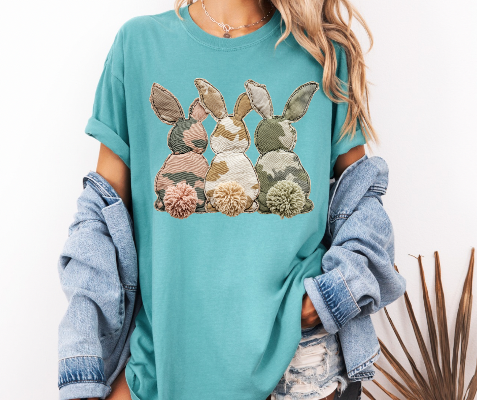 Camo Triple Bunnies
