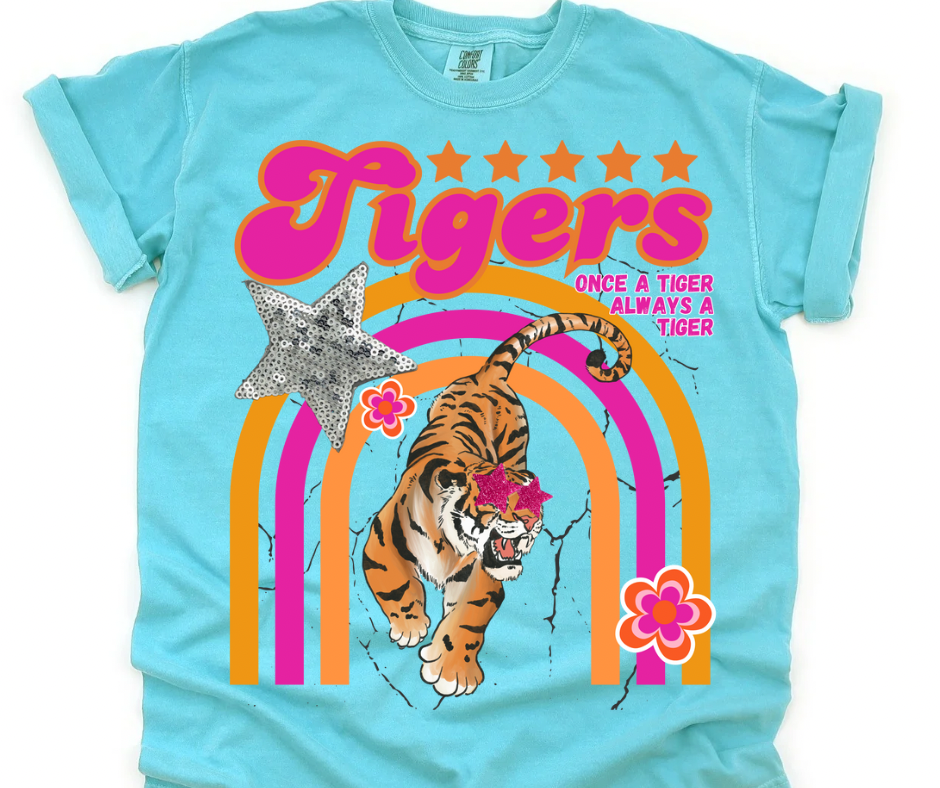 Retro Neon Always a Tiger (ADULT)
