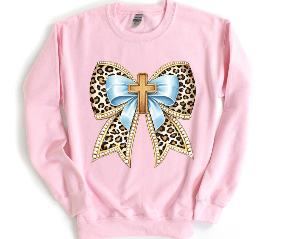 Leopard Easter Bow