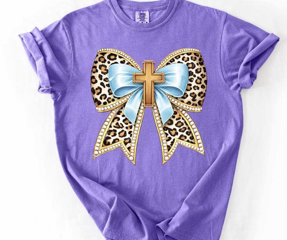 Leopard Easter Bow