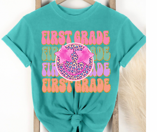 First Grade Stacked Smiley