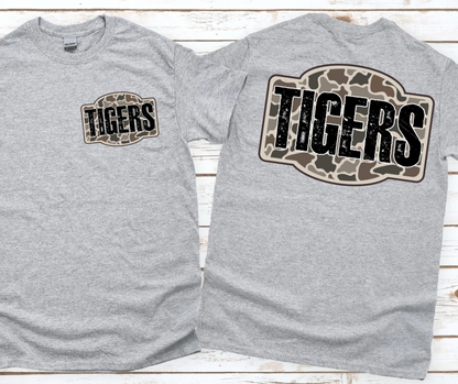 Tigers - Camo (Front & Back)