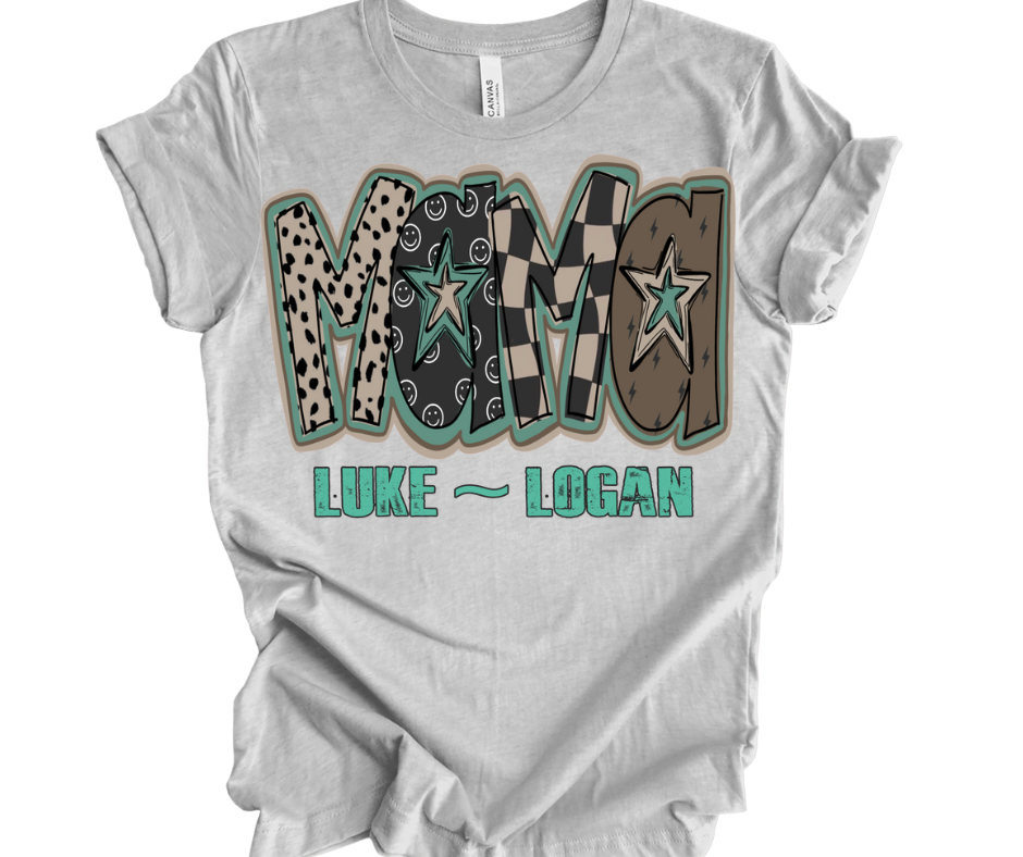 Mama - WITH NAMES (Green & Neutral)