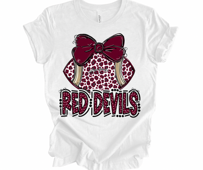 Red Devil Leopard Football