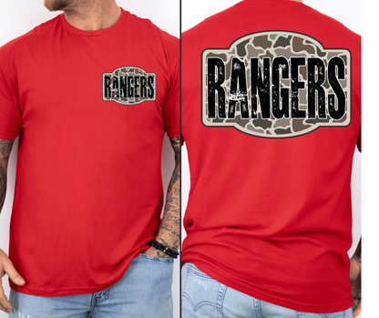 Rangers - Camo (Front & Back)