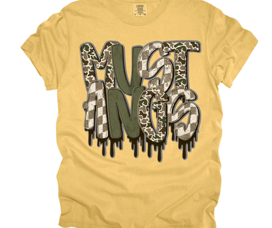 MUSTANGS Camo Drip