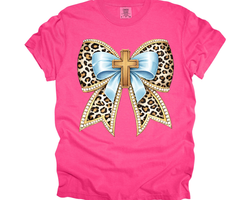 Leopard Easter Bow