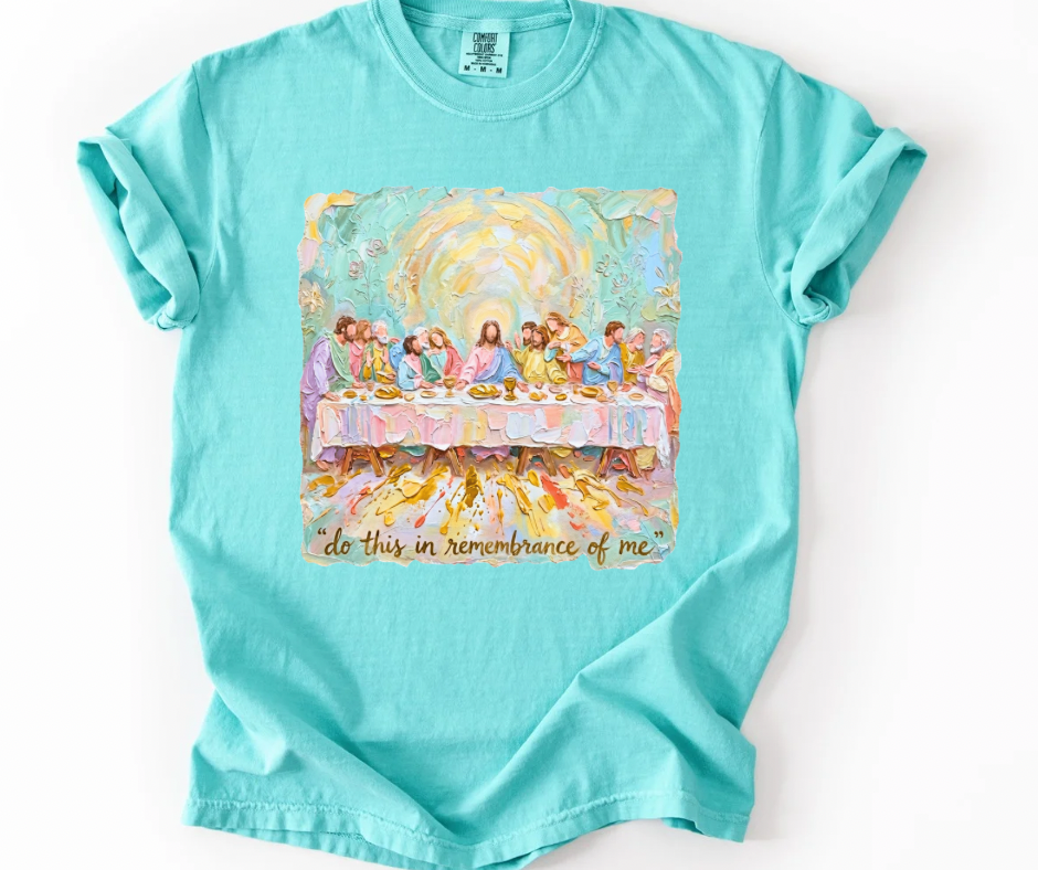 The Last Supper Painted