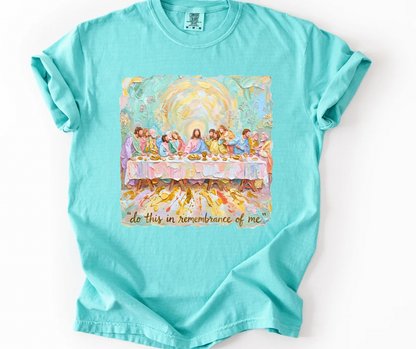 The Last Supper Painted