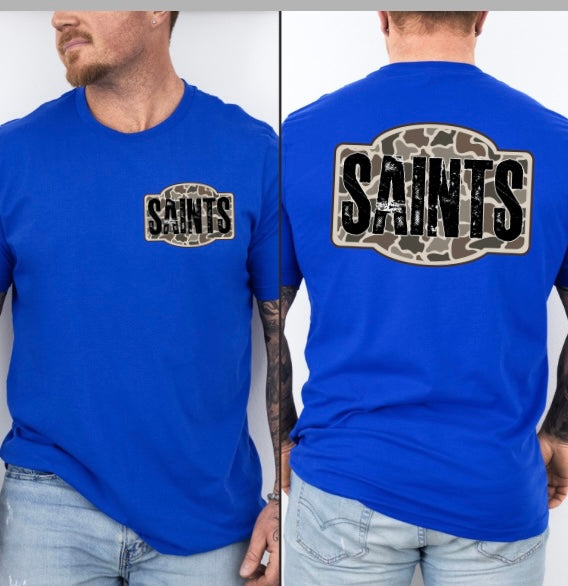 Saints - Camo (Front & Back)