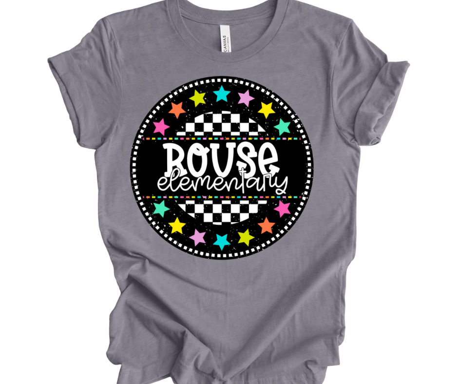 Rouse Elementary Checkered Stars