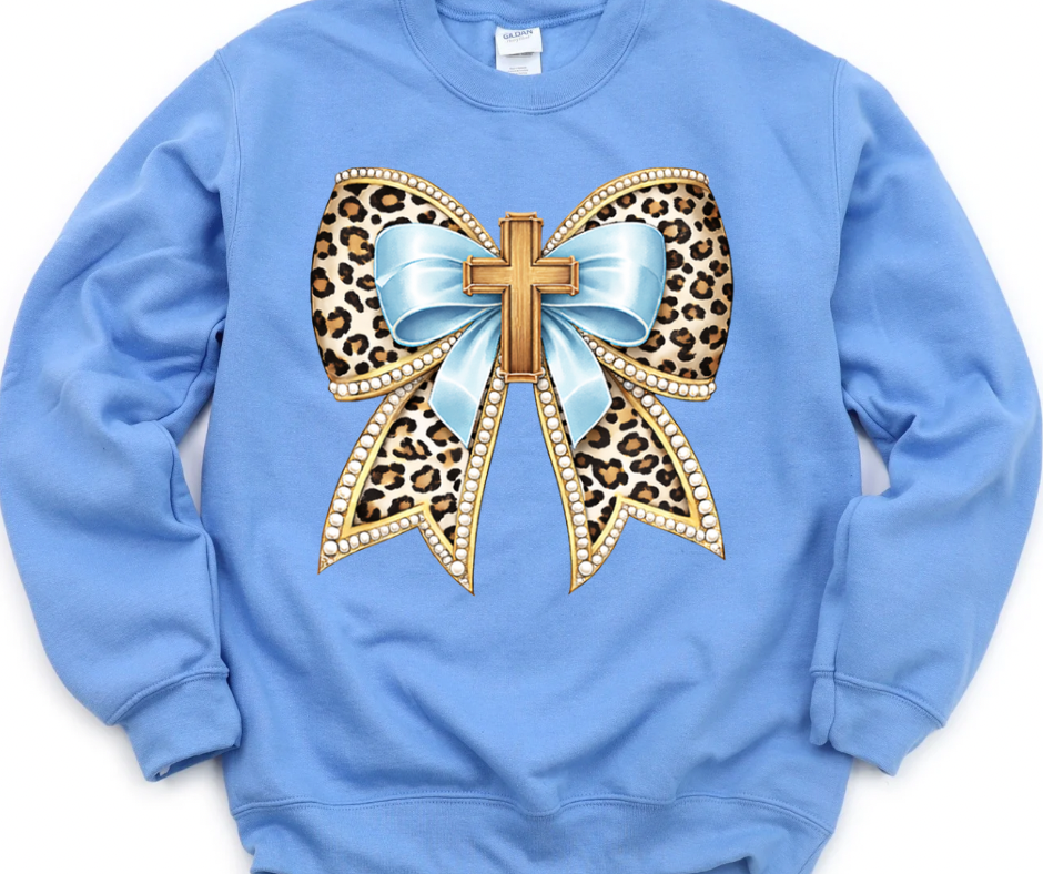 Leopard Easter Bow