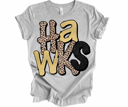 Hawks (Leopard & Faux Glitter)