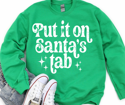 Put it on Santa's Tab