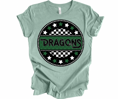 Dragons Checkered Stars