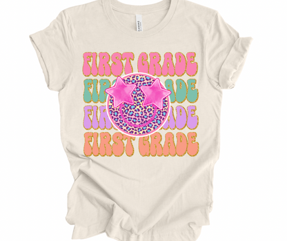 First Grade Stacked Smiley