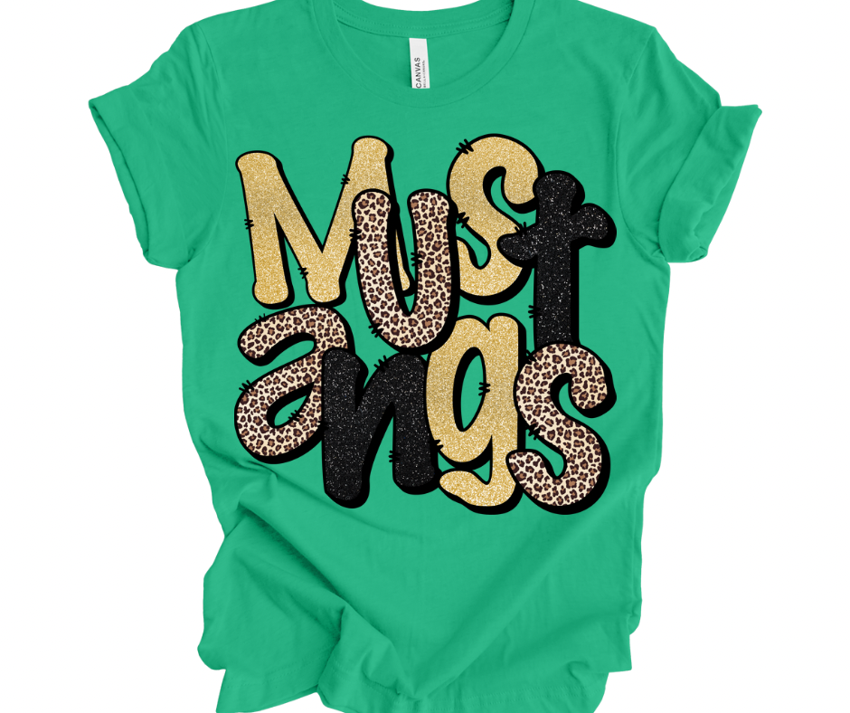 Mustangs (Leopard & Faux Glitter)