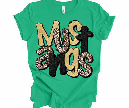 Mustangs (Leopard & Faux Glitter)