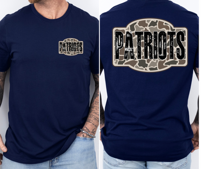Patriots - Camo (Front & Back)