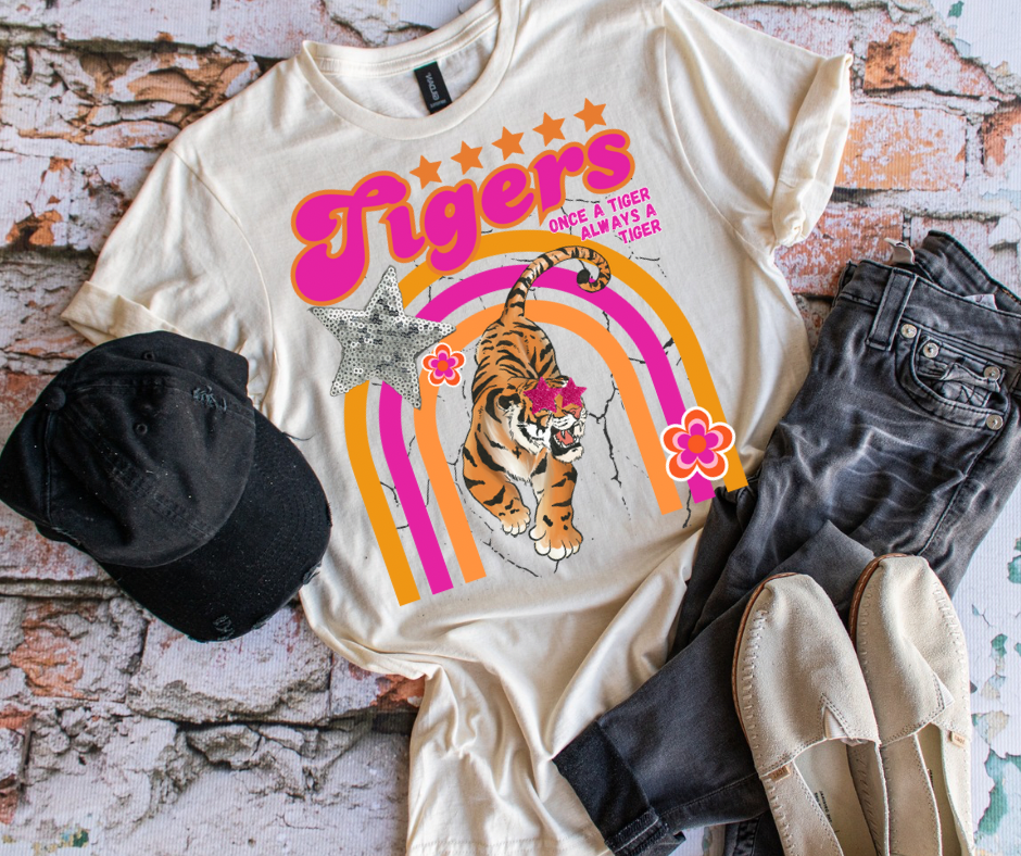 Retro Neon Always a Tiger (ADULT)