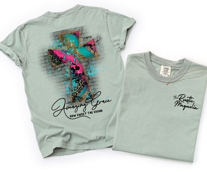 Leopard Luxe Cross - Amazing Grace