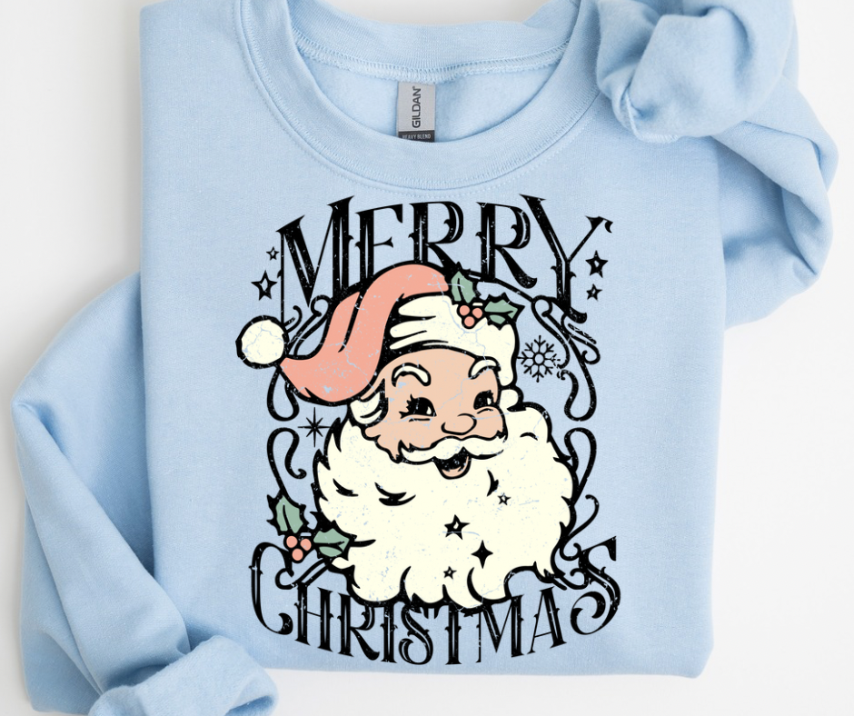 Vintage Santa - Merry Christmas