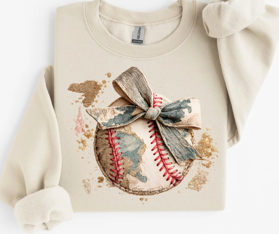 Camo Baseball w/ Bow