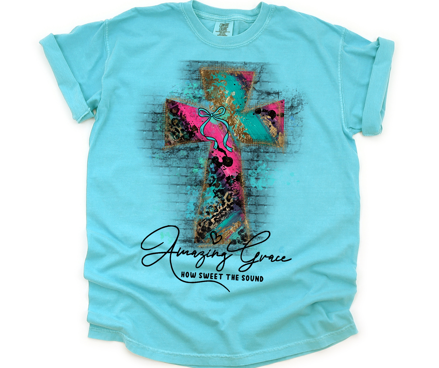 Leopard Luxe Cross - Amazing Grace