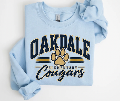 Oakdale Elementary Cougars with Paw