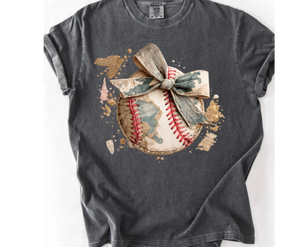 Camo Baseball w/ Bow