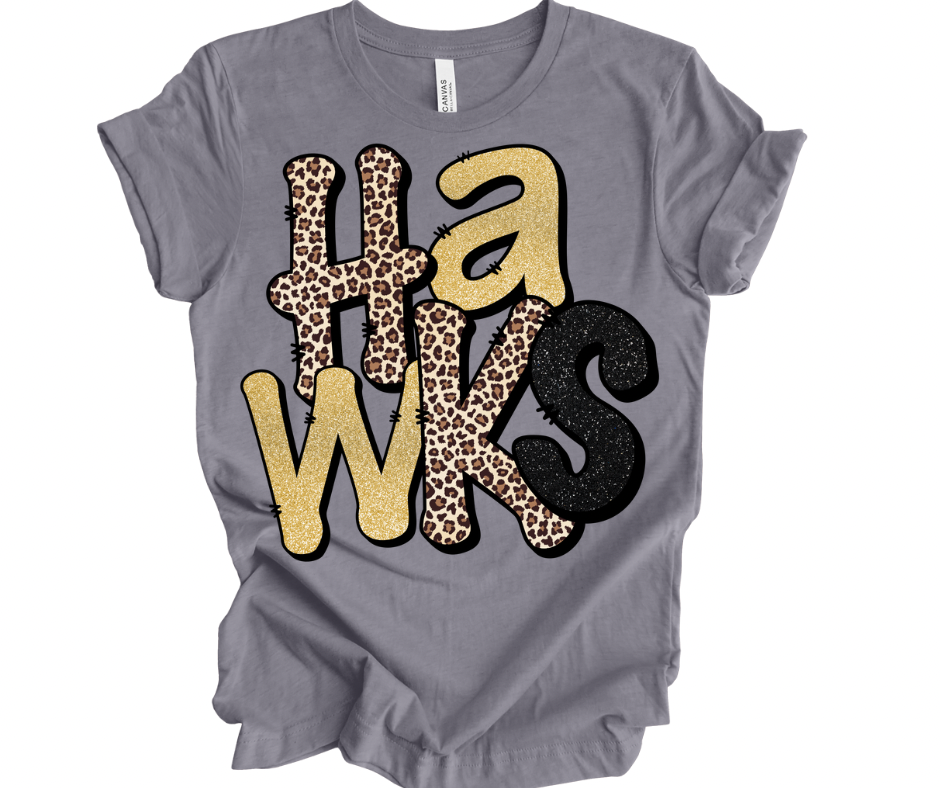 Hawks (Leopard & Faux Glitter)