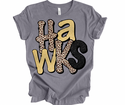 Hawks (Leopard & Faux Glitter)