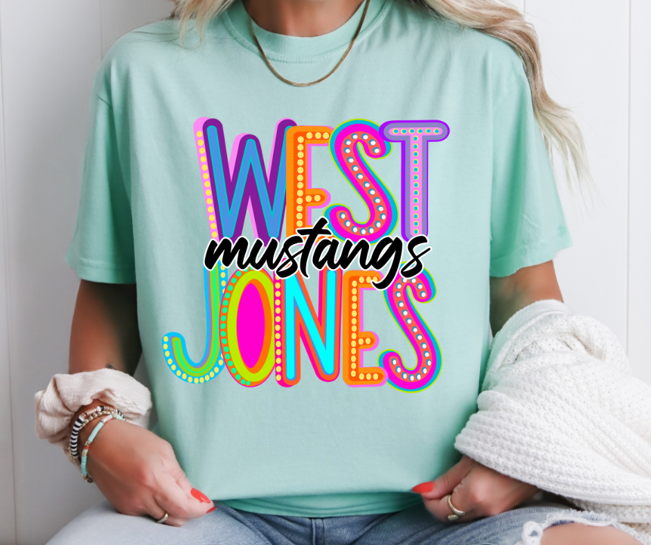 West Jones Mustangs Marquee