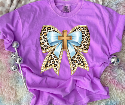 Leopard Easter Bow